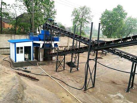 時產(chǎn)150噸制沙生產(chǎn)線成套設備配置下來多少錢?