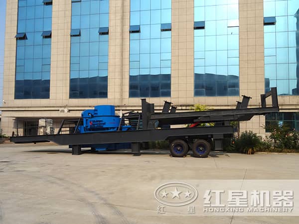 沙場(chǎng)用移動(dòng)制砂機(jī)半成品圖 沙場(chǎng)用移動(dòng)制砂機(jī)半成品圖