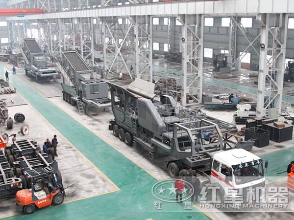 紅星移動式石頭破碎機(jī)生產(chǎn)廠家 紅星移動式石頭破碎機(jī)生產(chǎn)廠家