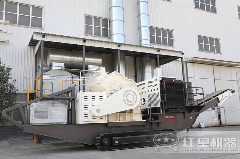 履帶移動式石子破碎機配置細碎機 履帶移動式石子破碎機配置細碎機