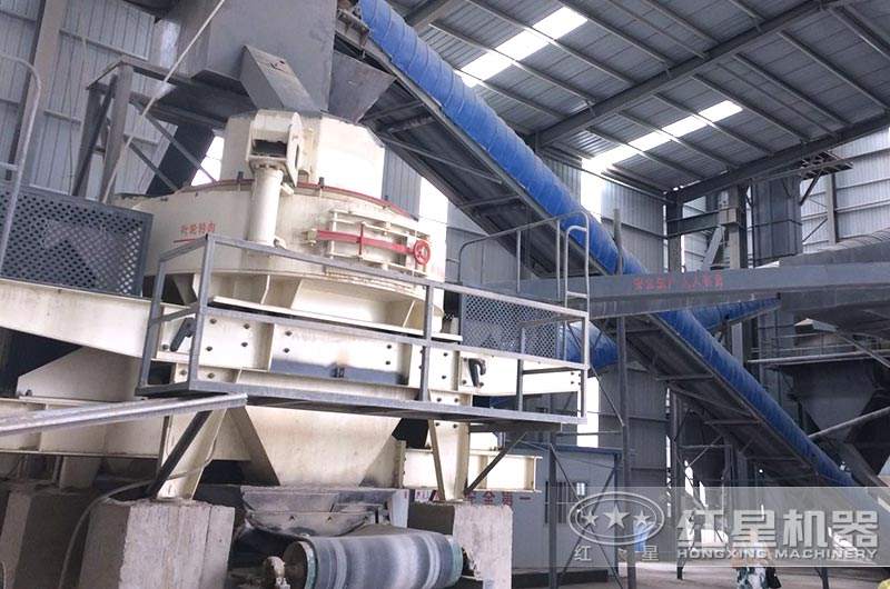 制砂機(jī)制砂現(xiàn)場