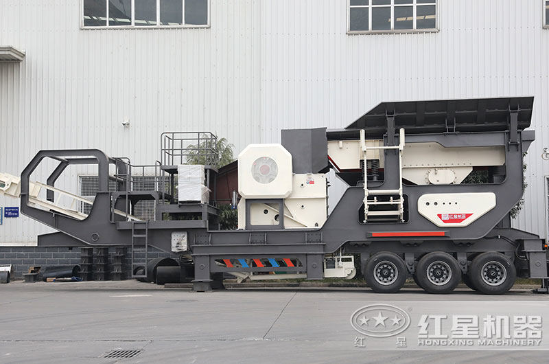 輪胎顎破流動石子機 輪胎顎破流動石子機