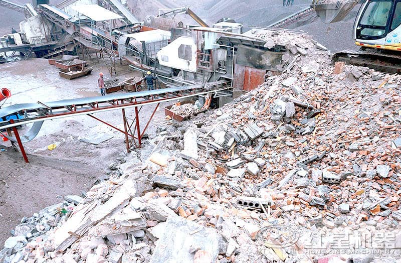 建筑垃圾制沙現(xiàn)場 建筑垃圾制沙現(xiàn)場