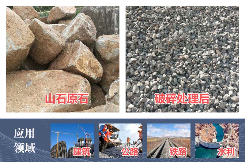 山石破碎前后及應(yīng)用行業(yè) 山石破碎前后及應(yīng)用行業(yè)